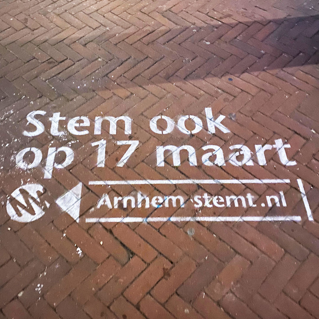 Arnhem tweede Kamerverkiezingen campagne logo