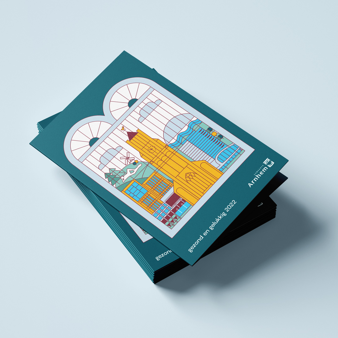 Gemeente Arnhem nieuwjaarskaart