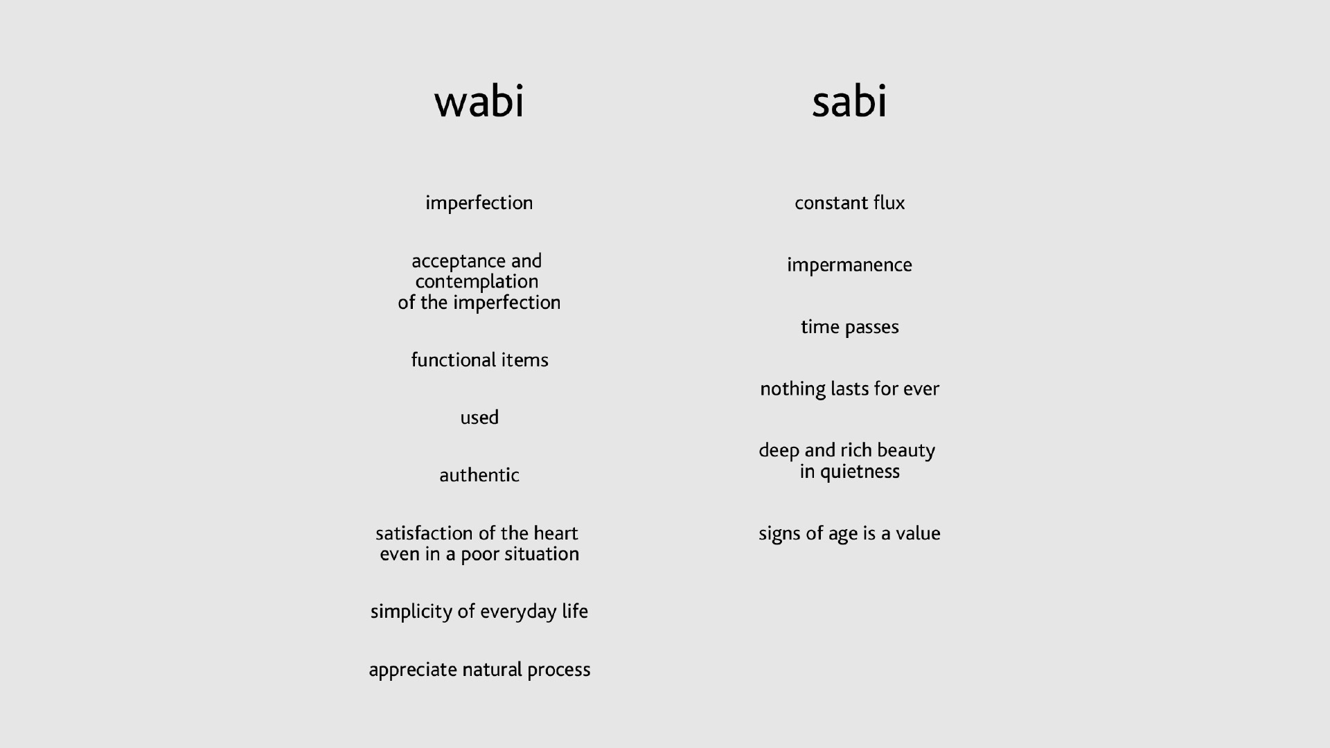 Wabi sabi